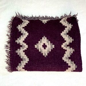 Aritzia Wilfred Diamond Mosaic Blanket Scarf